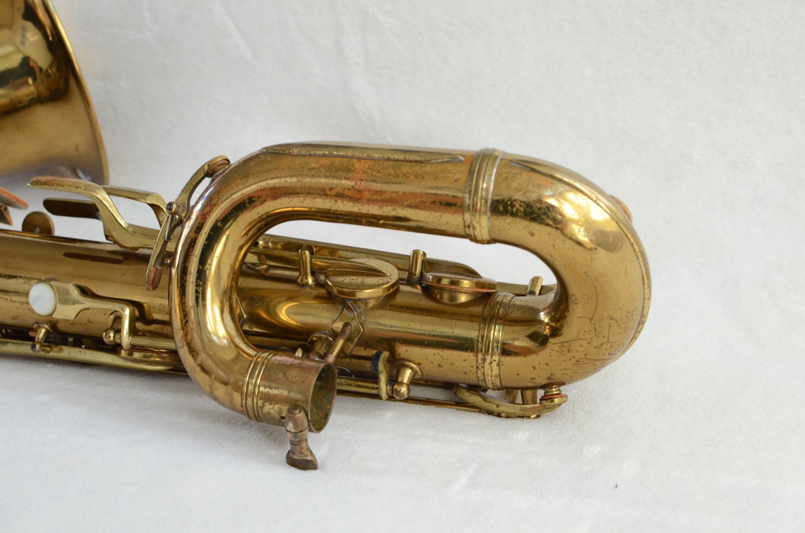 Conn 12M Transitional Baritone Saxophone 249xxx Fresh Repad www