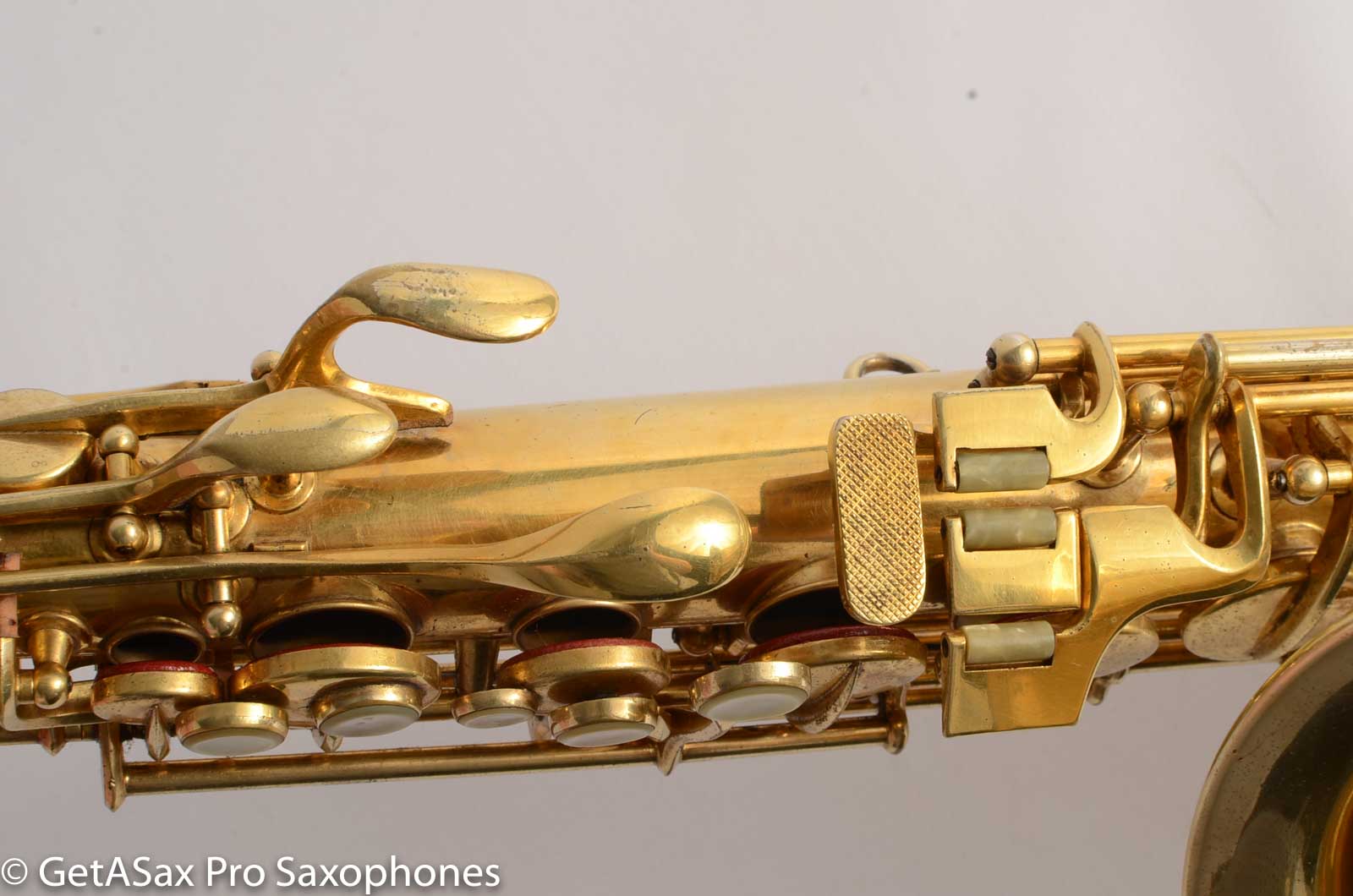 Conn 6M Transitional Art Deco Burnished Gold Plate Alto Saxophone The