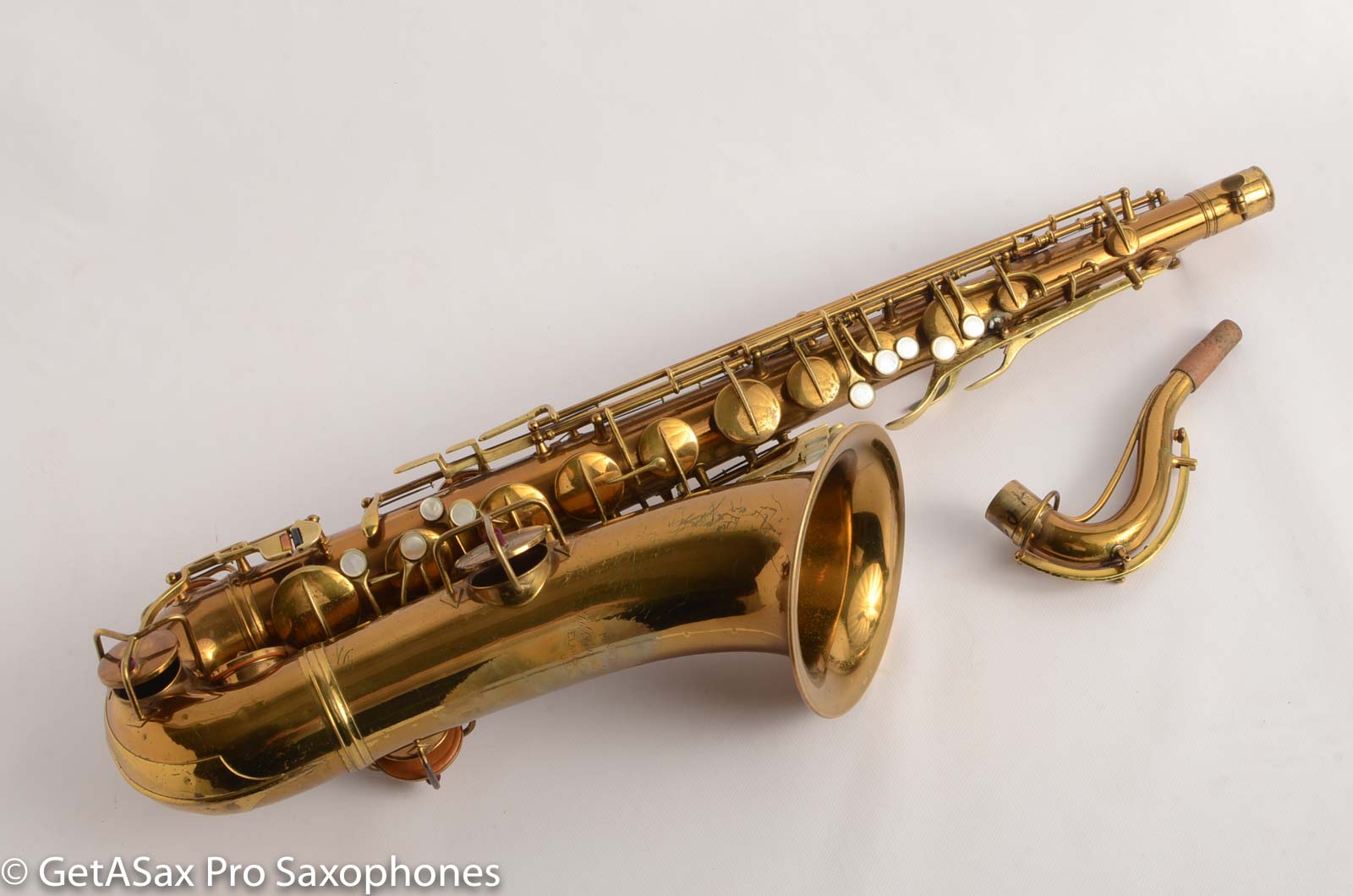 Conn New Wonder II Tenor Saxophone 210xxx Lacquered Needs Overhaul Great Deal!