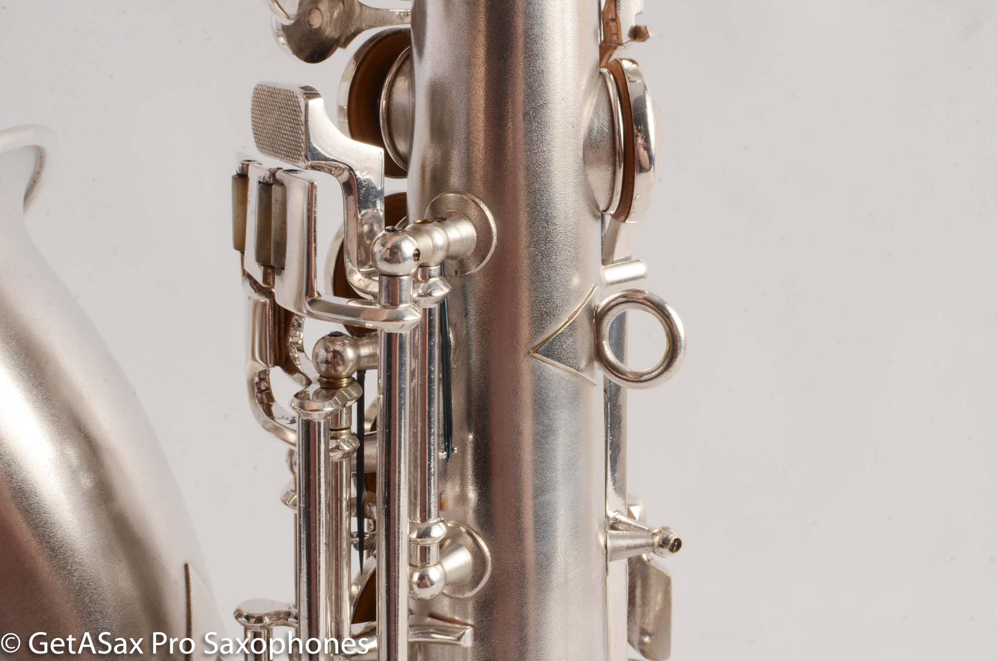 Conn F Mezzo Soprano Saxophone 213894 Silver Plate Overhauled Very Good