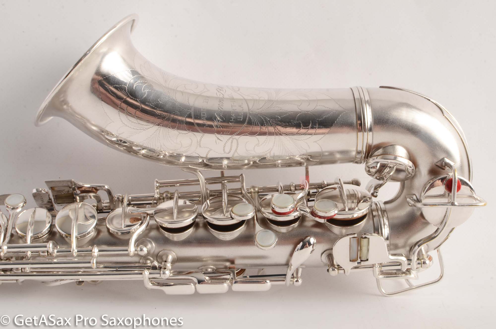 Conn F Mezzo Soprano Saxophone 213894 Silver Plate Overhauled Very Good