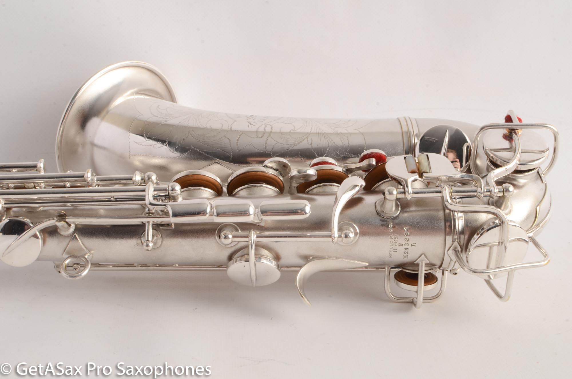 Conn F Mezzo Soprano Saxophone 213894 Silver Plate Overhauled Very Good