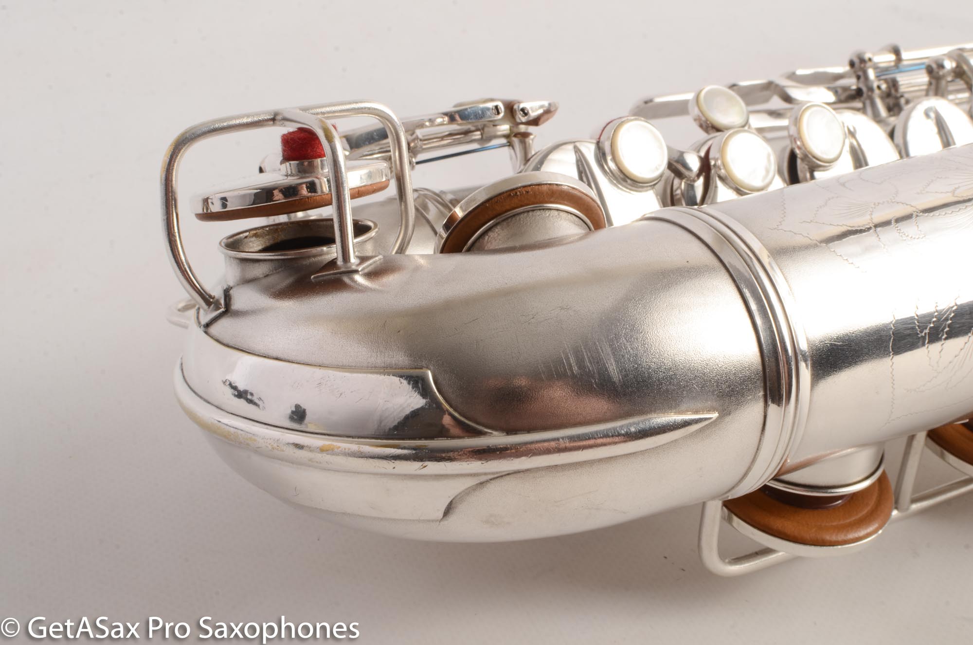 Conn F Mezzo Soprano Saxophone 213894 Silver Plate Overhauled Very Good Condition