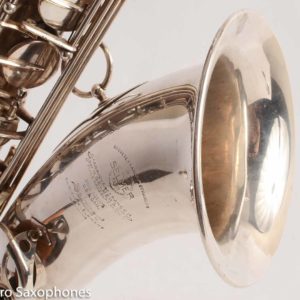 Selmer SBA Tenor Saxophone Silver Plated 47611-3