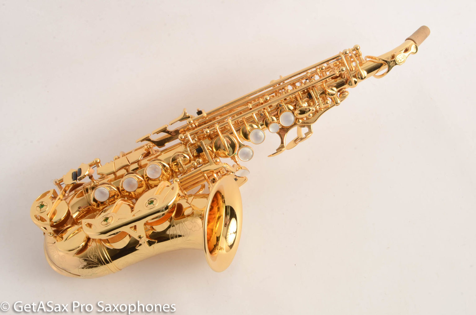 Rampone and Cazzani GOLD Plated R1 Jazz Curved Soprano Saxophone