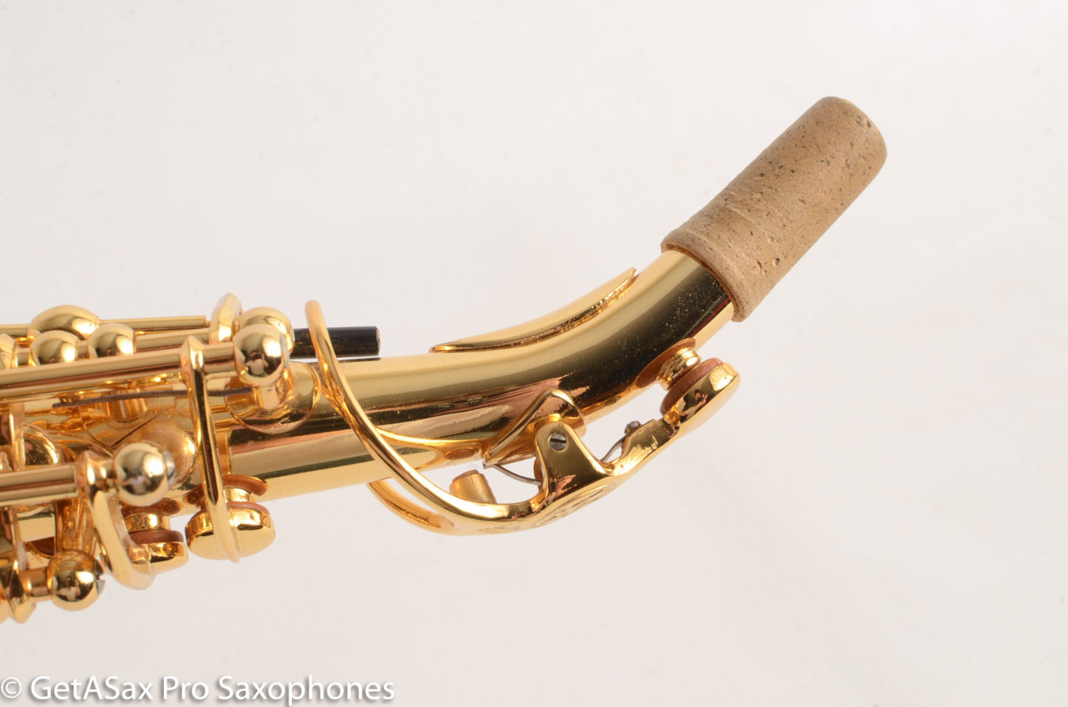 Rampone and Cazzani GOLD Plated R1 Jazz Curved Soprano Saxophone