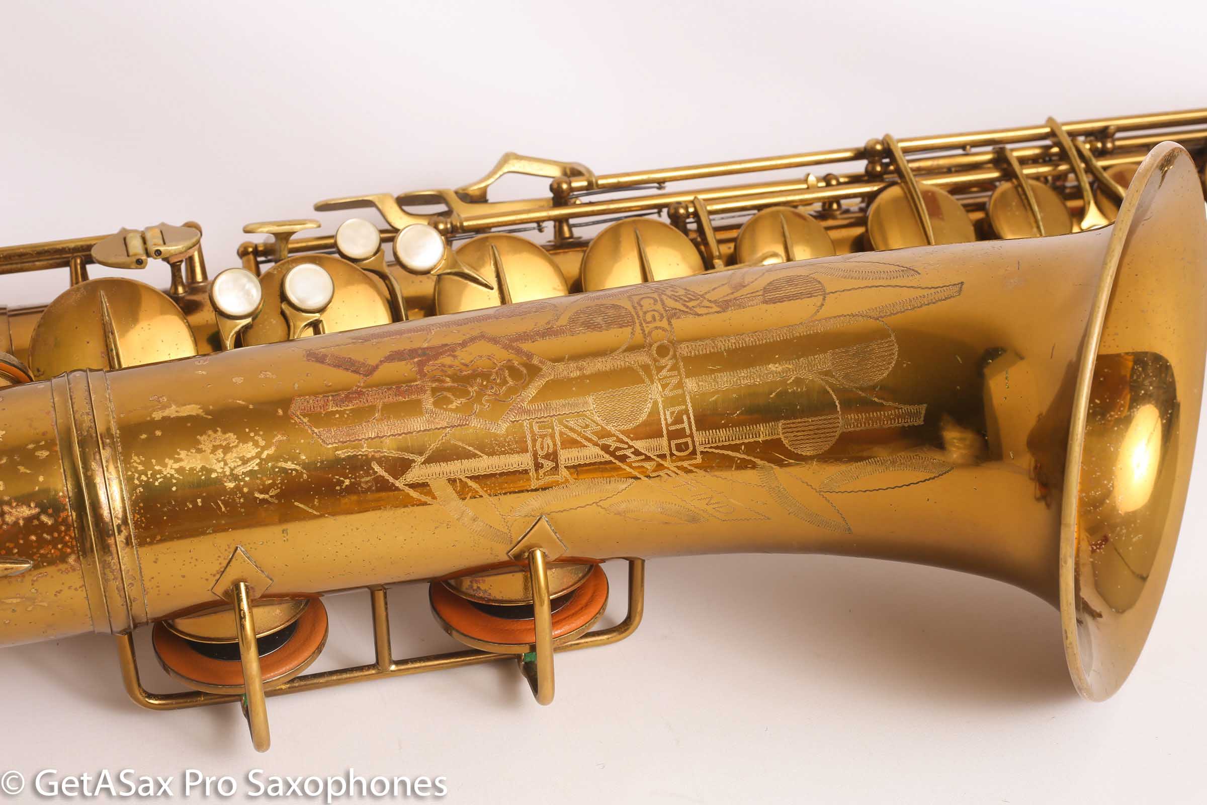 Conn 10M Tenor Saxophone 1940 Pre War Excellent Condition Orig