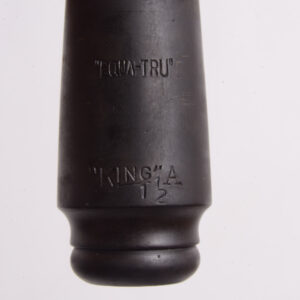 King Equa-Tru Alto Mouthpiece 1930's? Hard Rubber Dark Player MPC1482