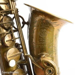 Selmer SBA Alto Original Lacquer American Engraved Nice! 41444